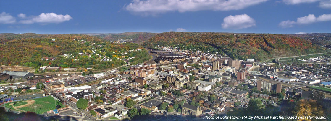 Photo of Johnstown PA by Michael Karcher.