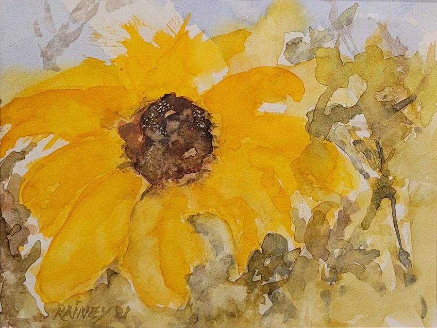 Yellow Flowers by Fred Rainey