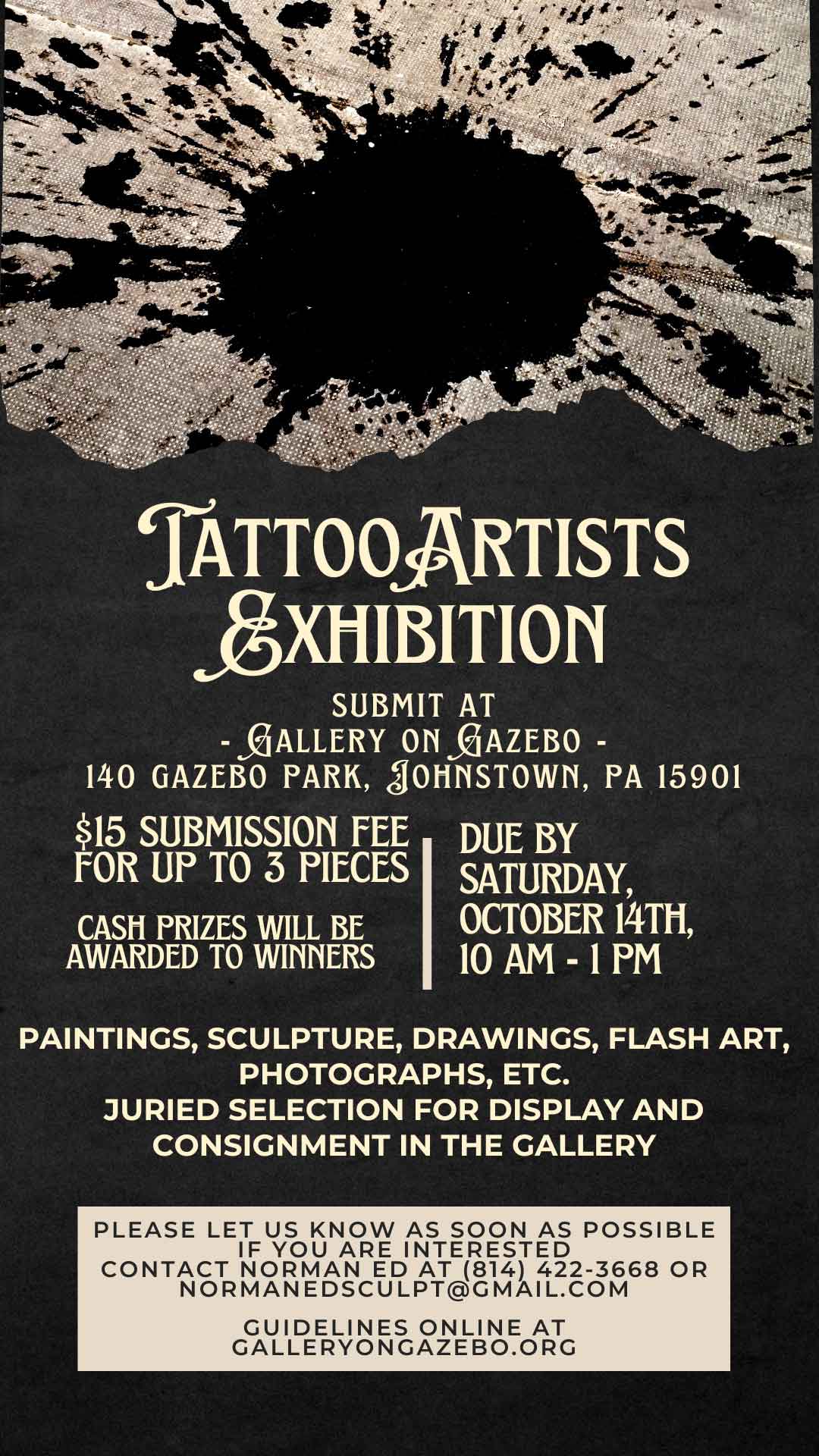Call for Entries: Tattoo Exhibit