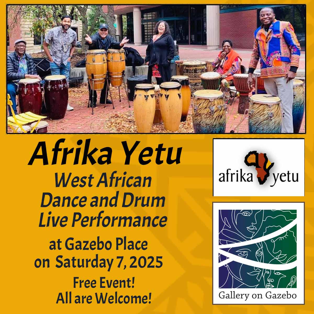 Afrika Yetu- West African Dance and Drum Ensemble LIVE Performance
