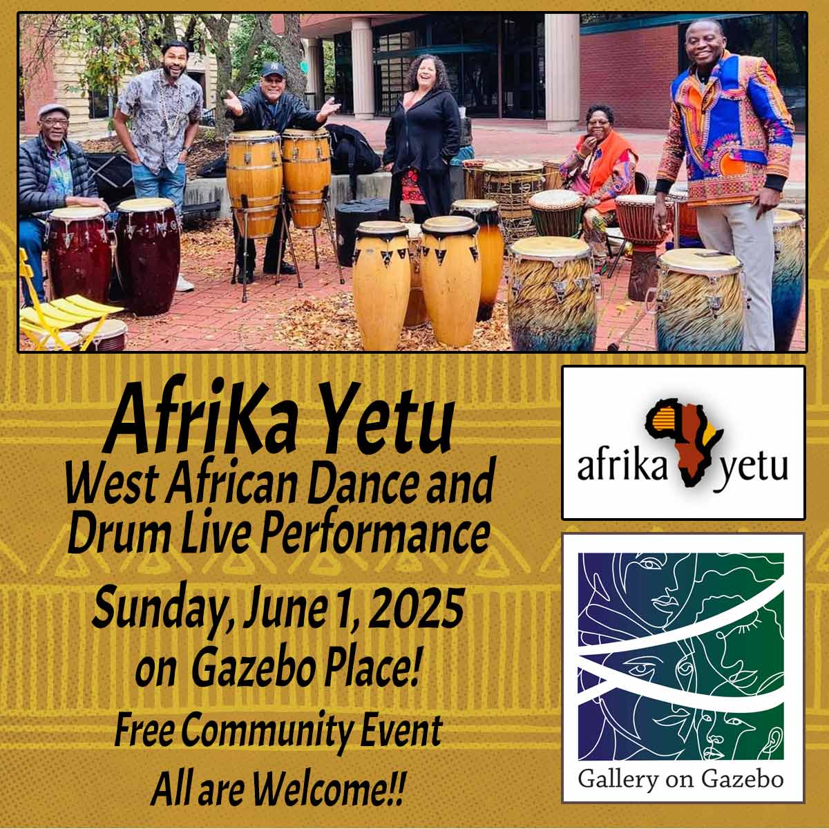 <strong>Afrika Yetu- West African Dance and Drum Ensemble Performance