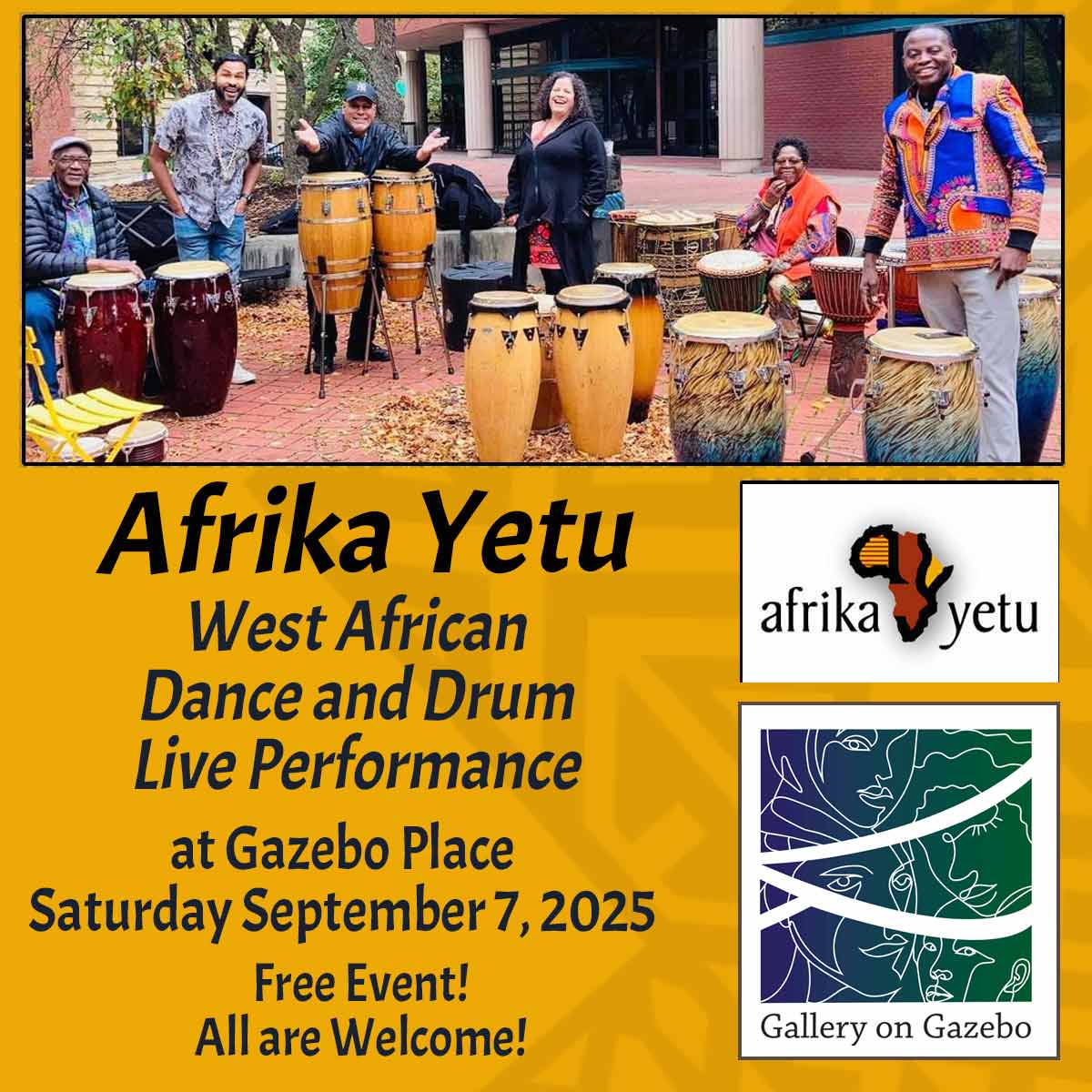 Afrika Yetu- West African Dance and Drum Ensemble LIVE Performance