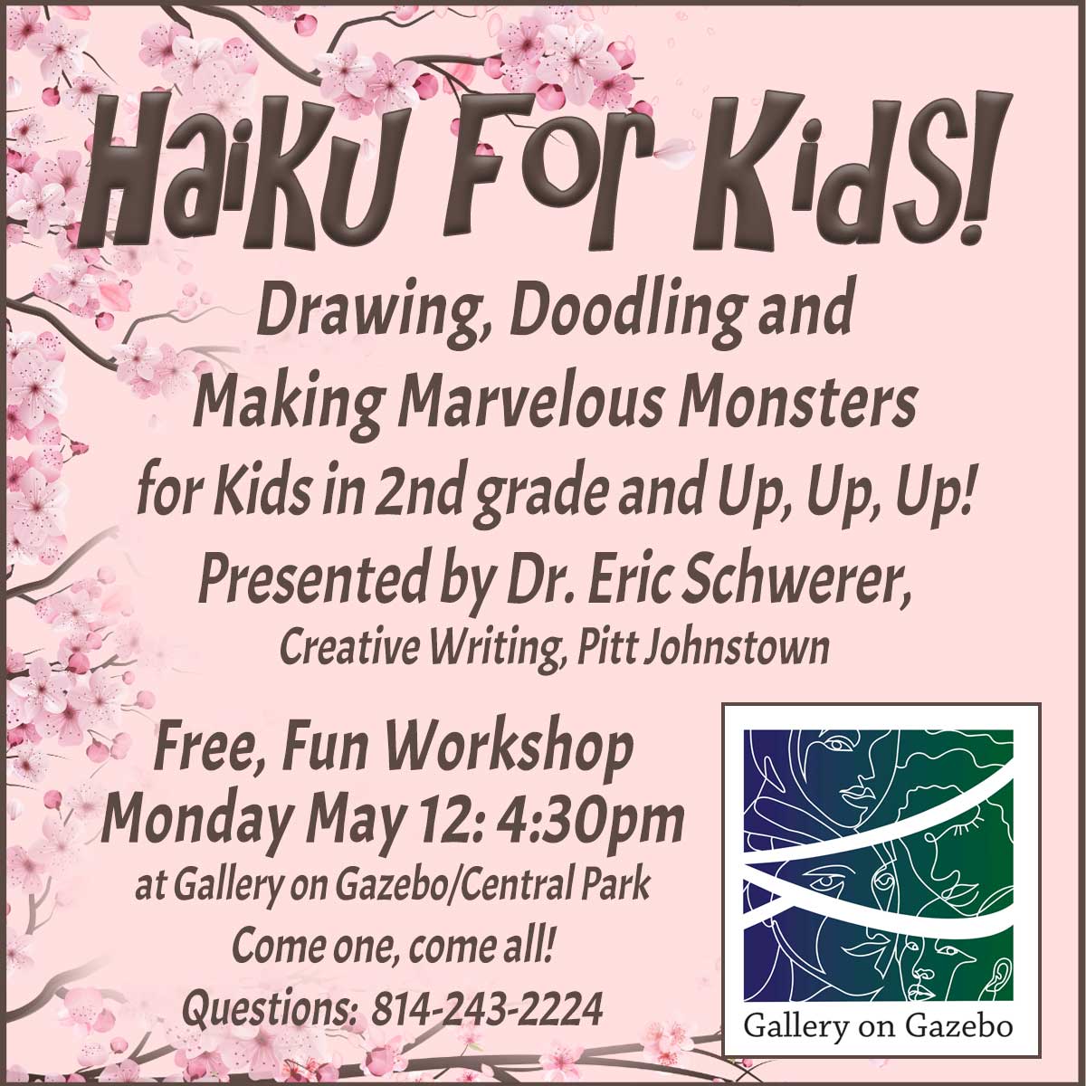 Haiku for Kids - Free Workshop on Drawing, Doodling, Creative Writing