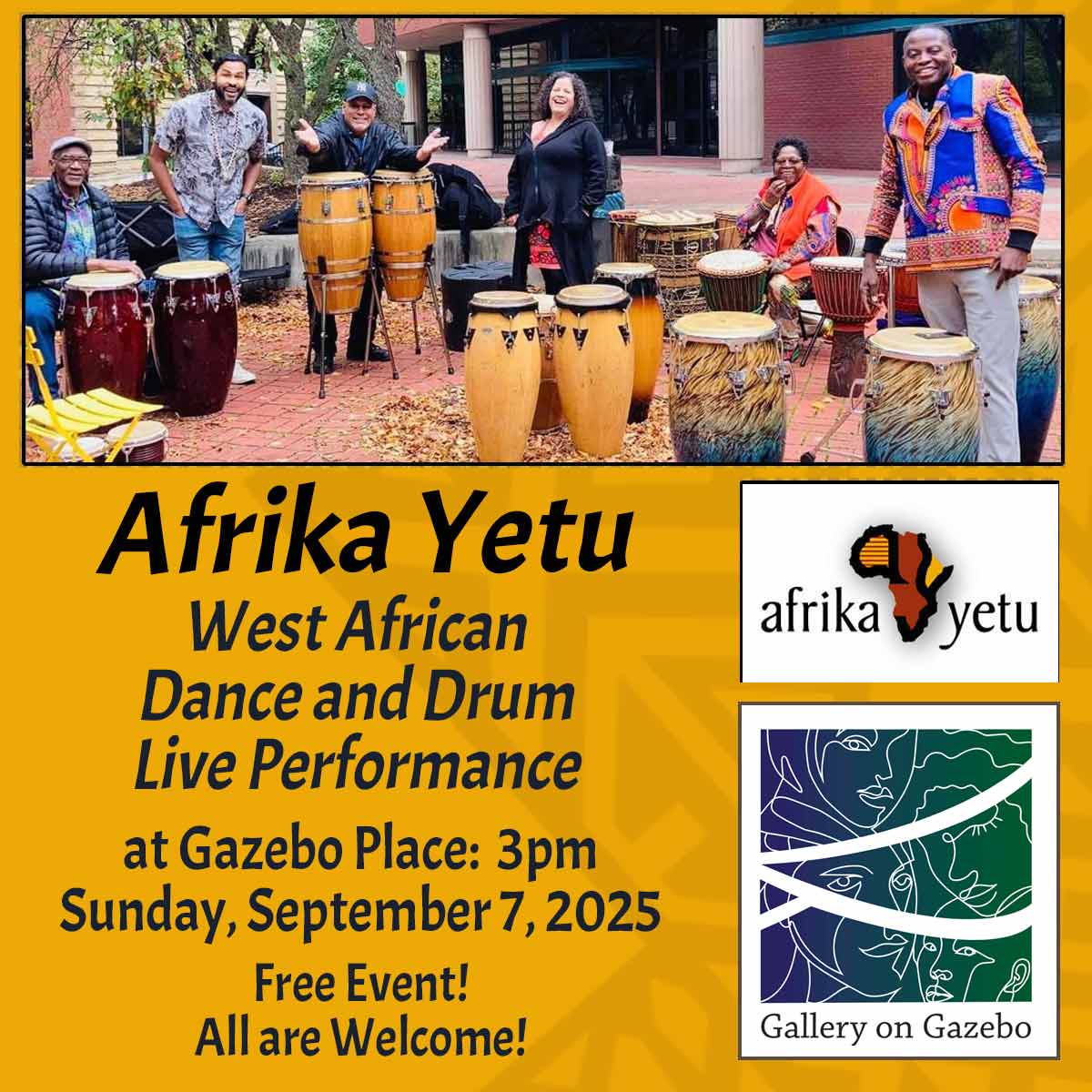 Afrika Yetu- West African Dance and Drum Ensemble LIVE Performance