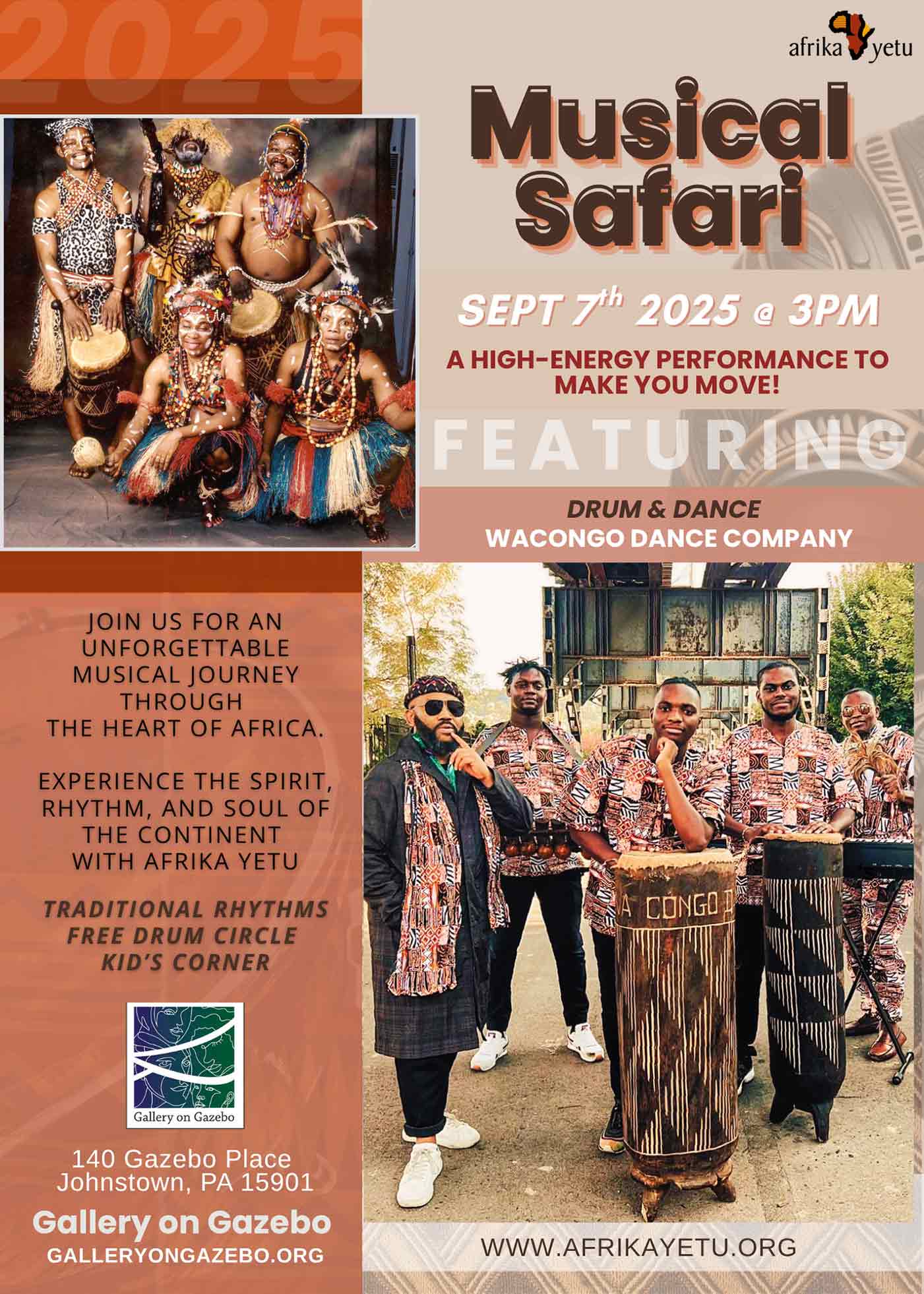 Afrika Yetu- West African Dance and Drum EnsembleLive Performance